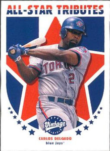 2001 Upper Deck Vintage All-Star Tributes #AS3 Carlos Delgado NM-MT  Toronto Blue Jays 