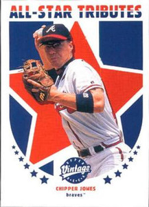 2001 Upper Deck Vintage All-Star Tributes #AS9 Chipper Jones NM-MT  Atlanta Braves 