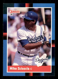 1988 Donruss #106 Mike Scioscia NM-MT Los Angeles Dodgers 