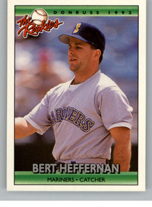 1992 Donruss The Rookies #50 Bert Heffernan VG Seattle Mariners 