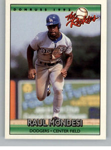 1992 Donruss The Rookies #83 Raul Mondesi VG Los Angeles Dodgers 