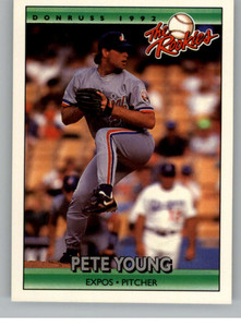 1992 Donruss The Rookies #130 Pete Young VG Montreal Expos 