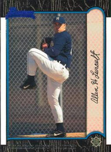 1999 Bowman #385 Allen Levrault NM-MT  RC Rookie Milwaukee Brewers 