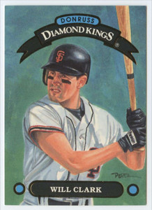 1992 Donruss Diamond Kings #DK2 Will Clark NM-MT  San Francisco Giants 