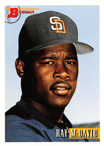 1993 Bowman #26 Ray McDavid NM-MT  RC Rookie San Diego Padres 