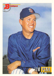 1993 Bowman #54 Jim Pena NM-MT  San Diego Padres 