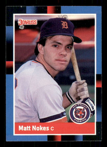 1988 Donruss #152 Matt Nokes NM-MT RC Rookie Detroit Tigers 