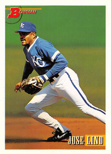 1993 Bowman #153 Jose Lind NM-MT  Kansas City Royals 