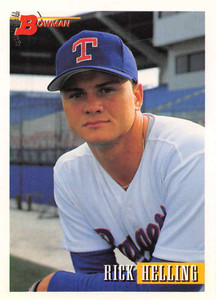 1993 Bowman #165 Rick Helling NM-MT  Texas Rangers 