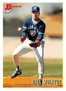1993 Bowman #167 Paul Molitor NM-MT  Toronto Blue Jays 
