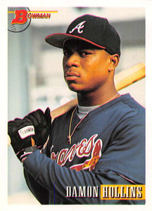 1993 Bowman #170 Damon Hollins NM-MT  RC Rookie Atlanta Braves 
