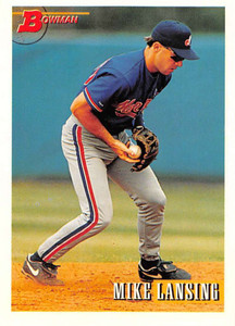 1993 Bowman #184 Mike Lansing NM-MT  RC Rookie Montreal Expos 