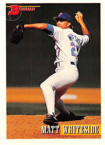 1993 Bowman #283 Matt Whiteside NM-MT  RC Rookie Texas Rangers 
