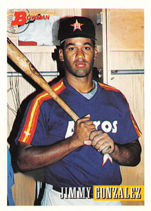 1993 Bowman #292 Jimmy Gonzalez NM-MT  Houston Astros 