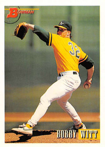 1993 Bowman #301 Bobby Witt NM-MT  Oakland Athletics 