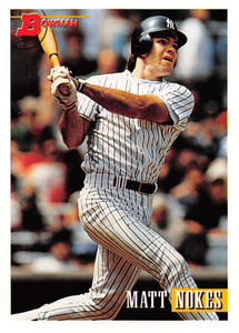 1993 Bowman #334 Matt Nokes NM-MT  New York Yankees 