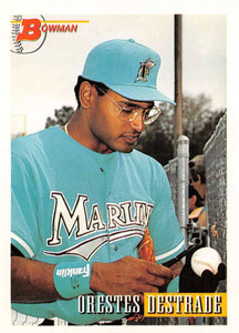 1993 Bowman #418 Orestes Destrade NM-MT  Florida Marlins 