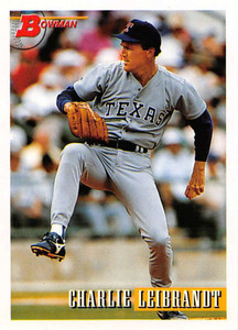 1993 Bowman #433 Charlie Leibrandt NM-MT  Texas Rangers 