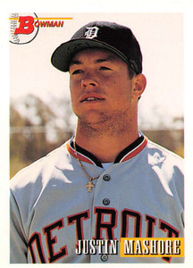 1993 Bowman #447 Justin Mashore NM-MT  Detroit Tigers 