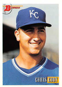 1993 Bowman #477 Chris Eddy NM-MT  RC Rookie Kansas City Royals 