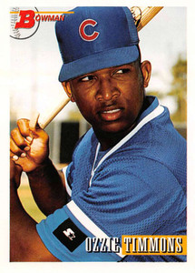 1993 Bowman #552 Ozzie Timmons NM-MT  Chicago Cubs 