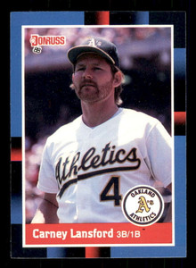 1988 Donruss #178 Carney Lansford NM-MT Oakland Athletics 
