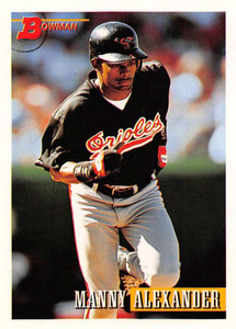 1993 Bowman #577 Manny Alexander NM-MT  Baltimore Orioles 