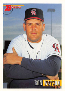 1993 Bowman #581 Ron Watson NM-MT  RC Rookie California Angels 