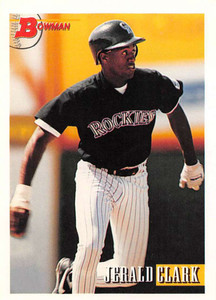 1993 Bowman #612 Jerald Clark NM-MT  Colorado Rockies 