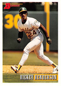 1993 Bowman #625 Rickey Henderson NM-MT  Oakland Athletics 