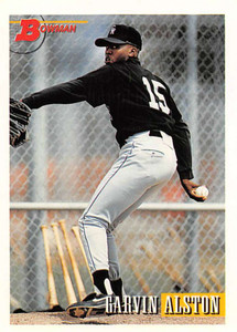 1993 Bowman #640 Garvin Alston NM-MT  RC Rookie Colorado Rockies 