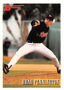 1993 Bowman #661 Brad Pennington NM-MT  Baltimore Orioles 