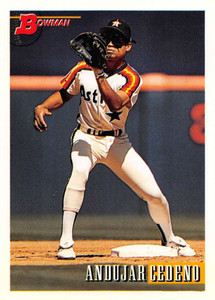 1993 Bowman #672 Andujar Cedeno NM-MT  Houston Astros 