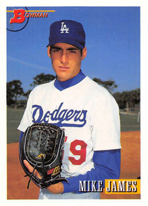 1993 Bowman #674 Mike James NM-MT  RC Rookie Los Angeles Dodgers 