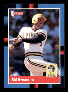 1988 Donruss #188 Sid Bream NM-MT Pittsburgh Pirates 