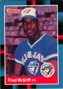 1988 Donruss #195 Fred McGriff NM-MT Toronto Blue Jays 