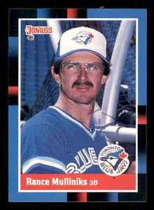 1988 Donruss #197 Rance Mulliniks NM-MT Toronto Blue Jays 