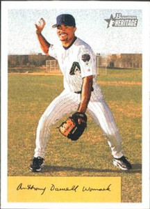2002 Bowman Heritage #167 Tony Womack NM-MT  Arizona Diamondbacks 