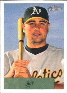 2002 Bowman Heritage #201 Ramon Hernandez NM-MT  SP Oakland Athletics 