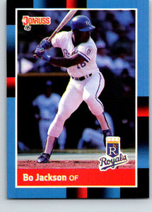 Bo Jackson Kansas City Royals 1986 Donruss Highlights #43