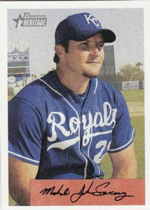 2002 Bowman Heritage #262 Mike Sweeney NM-MT  Kansas City Royals 
