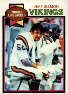 1979 Topps #378 Jeff Siemon VG Minnesota Vikings 