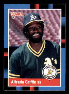 1988 Donruss #226 Alfredo Griffin NM-MT Oakland Athletics 