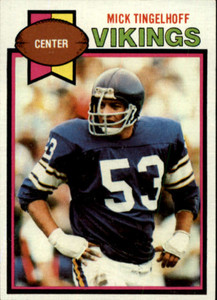 1979 Topps #163 Mick Tingelhoff VG Minnesota Vikings 