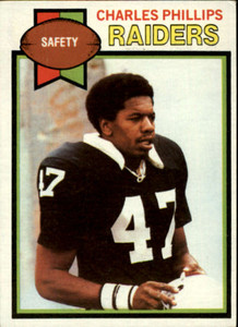 1979 Topps #8 Charles Phillips VG Oakland Raiders 