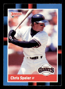 1988 Donruss #239 Chris Speier NM-MT San Francisco Giants 
