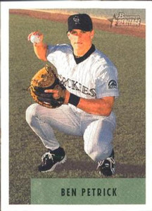 2002 Bowman Heritage #341 Ben Petrick NM-MT  Colorado Rockies 
