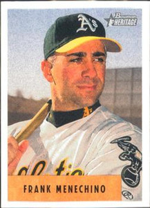 2002 Bowman Heritage #436 Frank Menechino NM-MT  Oakland Athletics 