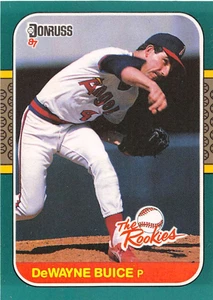 1987 Donruss Rookies #6 De Wayne Buice NM-MT RC Rookie California Angels 