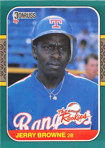 1987 Donruss Rookies #29 Jerry Browne NM-MT Texas Rangers 